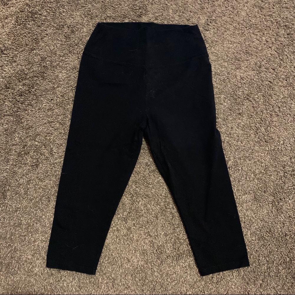 AERIE CROPPED LEGGINGS BLACK